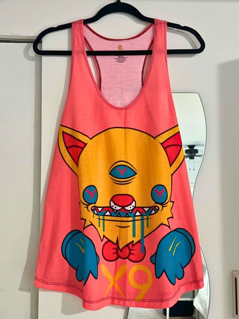 Burning Artists Collective Kitty X9 racerback tank, small